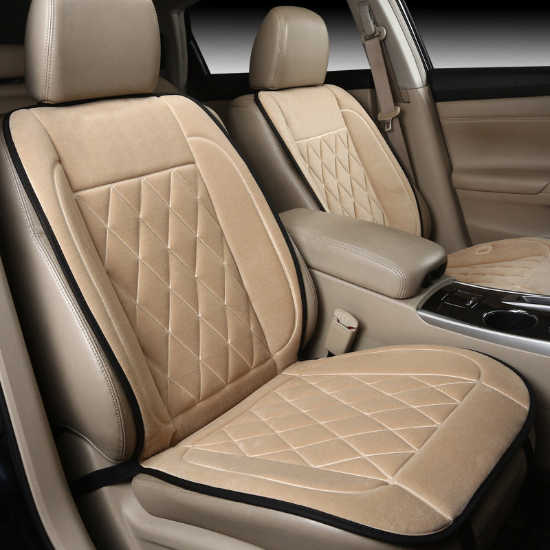 Le Cocon Auto Vagua beige, coussin chauffant voiture