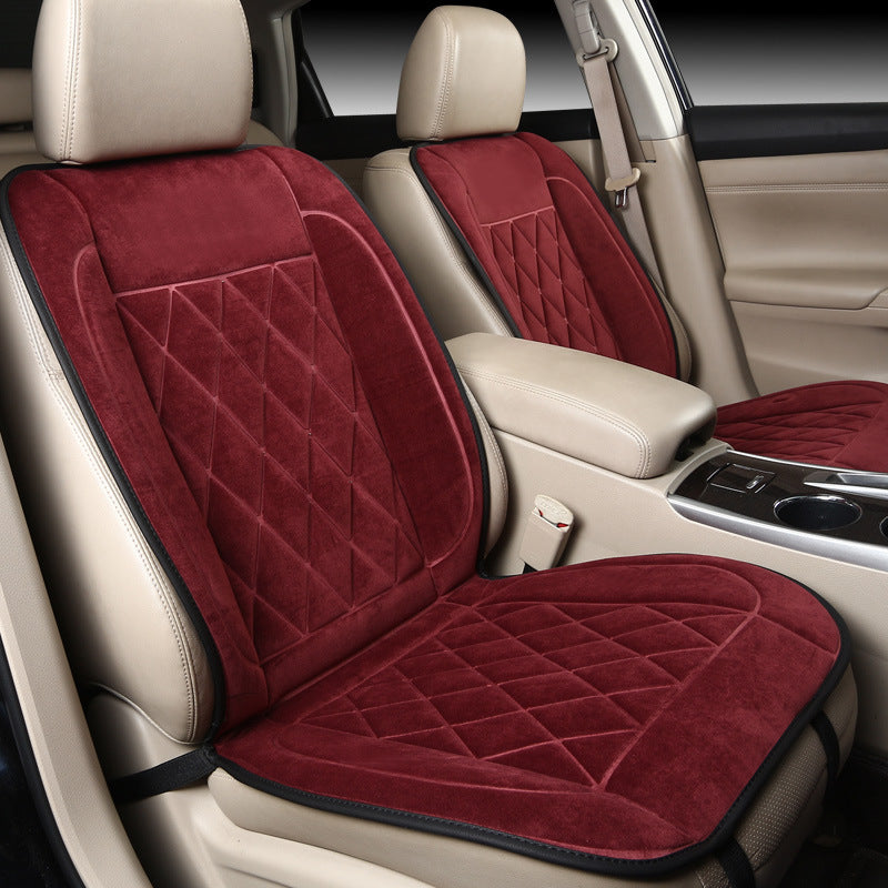 Le Cocon Auto Vagua bordeaux, coussin chauffant et massant voiture